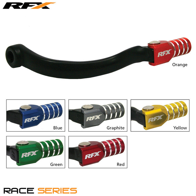 RFX Race Gear Lever (Black/Yellow) Suzuki RMZ250 07-21