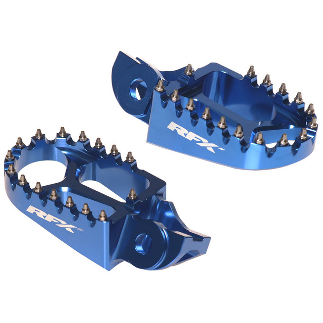 RFX Pro Footrests (Blue) Husqvarna TC85 18-21 TC125/FC 250/350/450 16-21