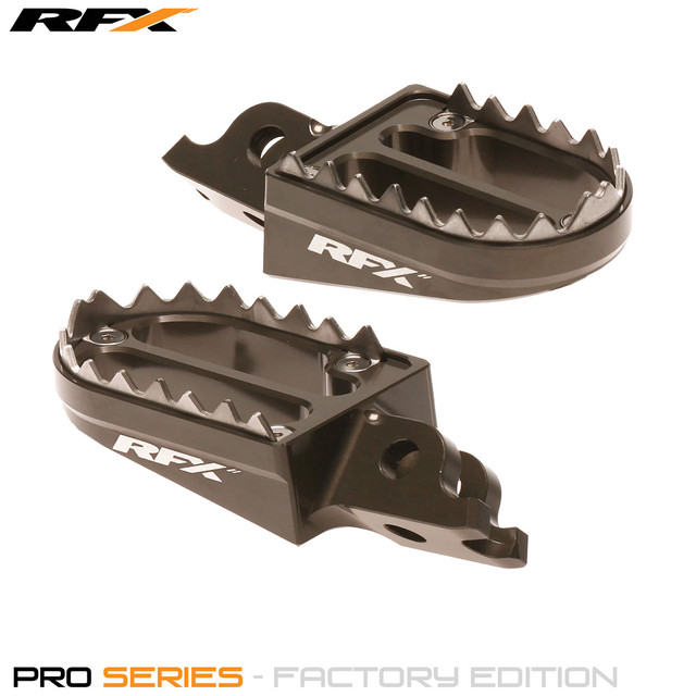 RFX Pro Series 2 Footrests (Hard Anodised) Honda CRF250/450 02-21 CRF150 07-21 CR125/250 02-07