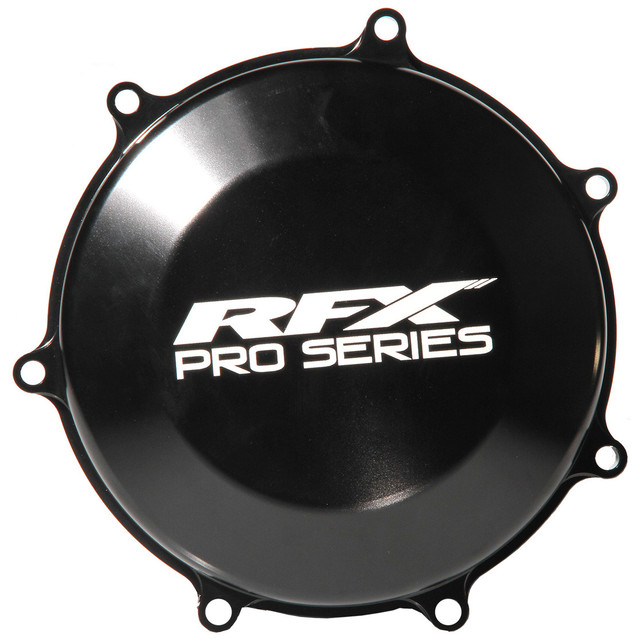 RFX Pro Clutch Cover (Hard Anodised/Black) Kawasaki KXF450 19-20