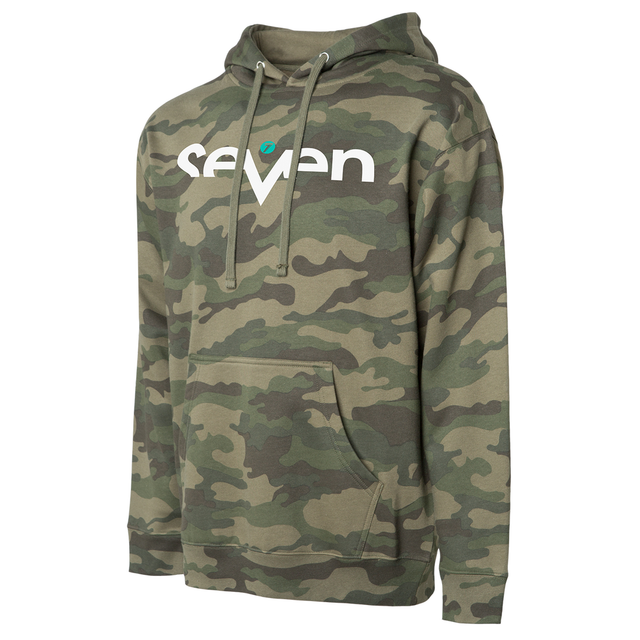 Seven MX Casual 22.2 Youth Hoodie (Brand Camo) Front