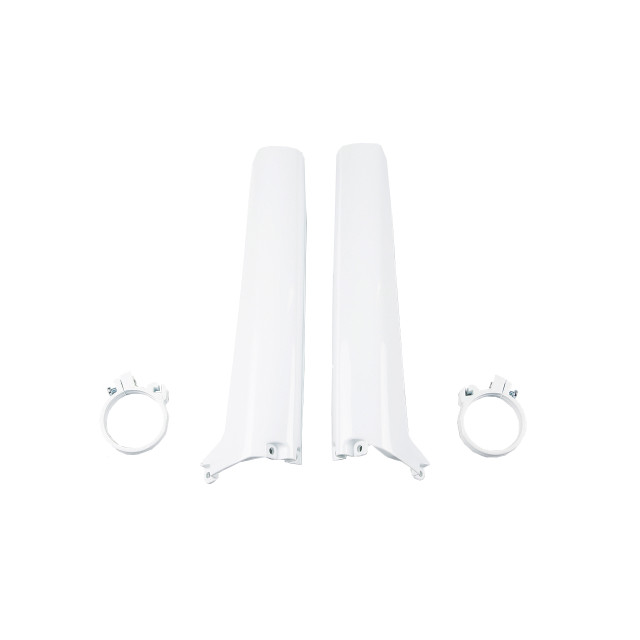 Fork slider protectors - white 047 - Ktm - UFO Plast