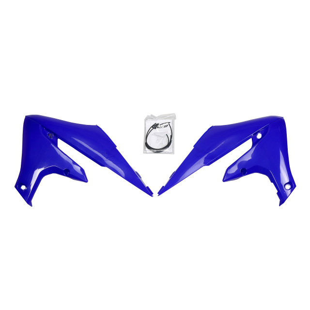 UFO Radiator Covers (Blue) Yamaha YZF250 19-22 YZF450 18-22 WRF250 20-22 WRF450 19-22