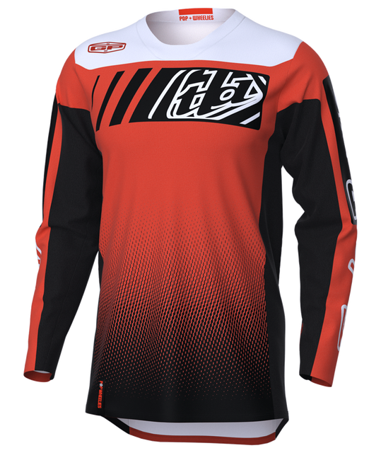 Troy Lee Designs Youth GP Brazen Jersey - Black Camo/Orange - S XL