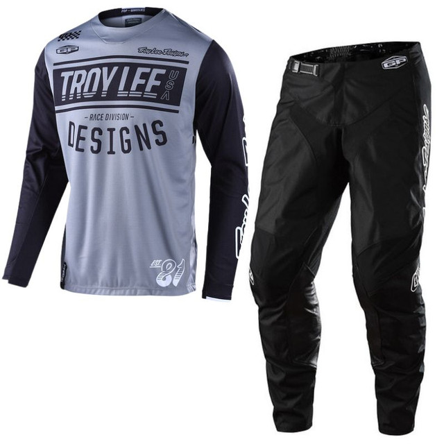 Troy Lee Designs GP Kit Combo - Race 81 Grey / Black