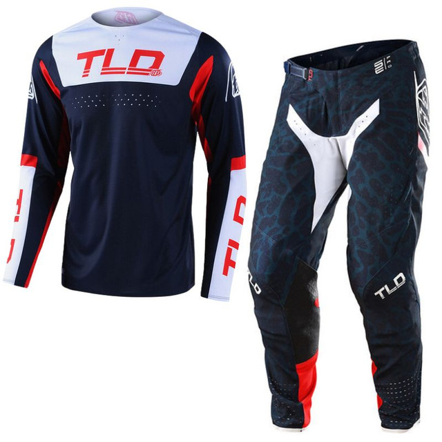 Troy Lee Designs Se Pro Kit Combo - Fractura Navy Red