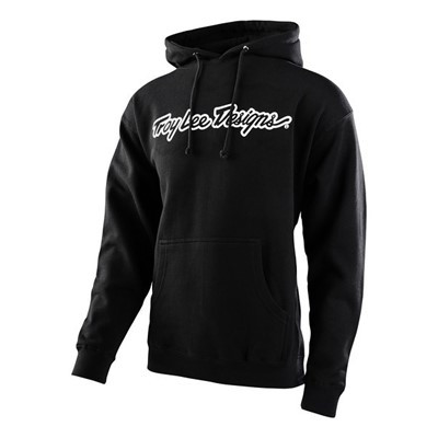 Troy Lee Designs Signature Pullover Hoodie - Black