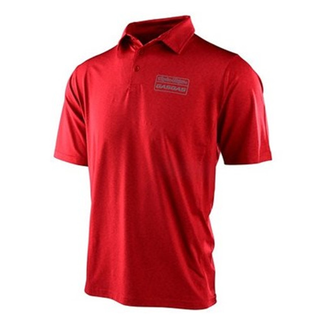 Troy Lee Designs Tld Gasgas Team Core Polo Shirt - Red Heather