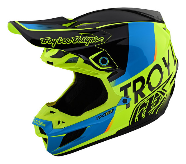 Troy Lee Designs SE5 Composite Helmet - Qualifier Yellow