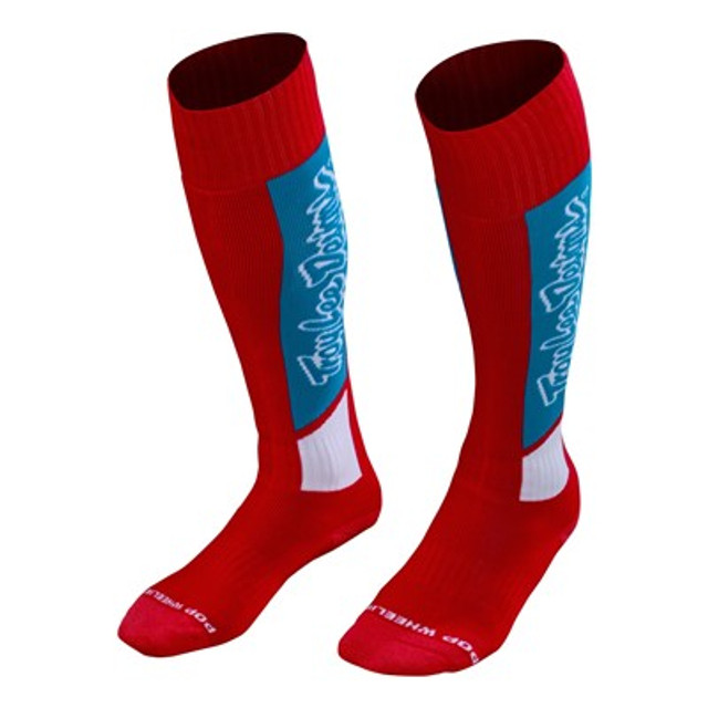 Troy Lee Designs GP Mx Coolmax Thick Sock - Vox Red