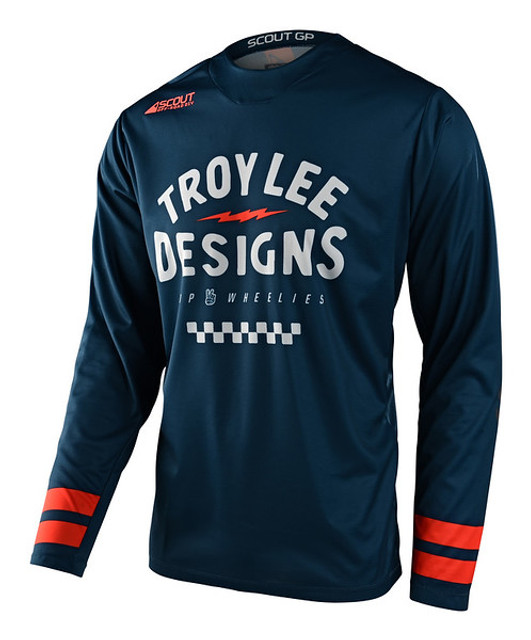 Troy Lee Designs Scout GP Jersey - Ride On Slate Blue