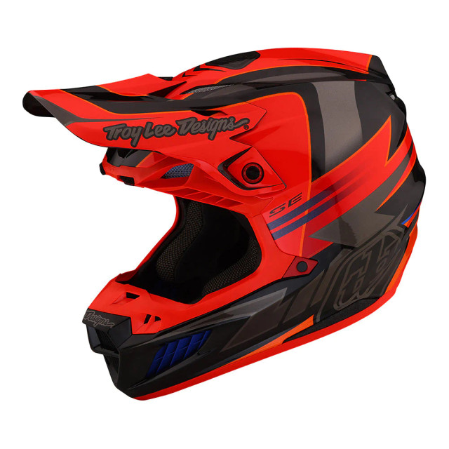Troy Lee Designs SE5 Carbon Helmet - Saber Rocket Red