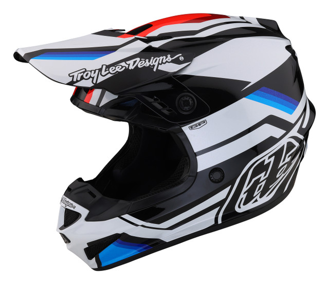 Troy Lee Designs GP Helmet - Apex White / Blue