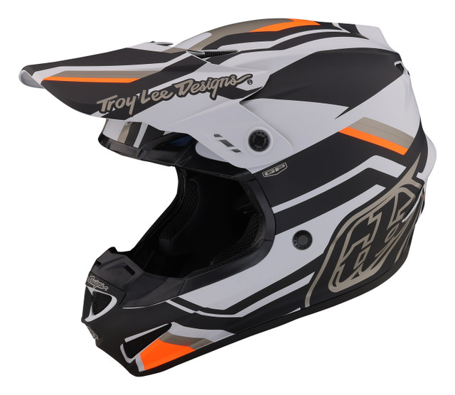 Troy Lee Designs GP Helmet - Apex Grey / Orange