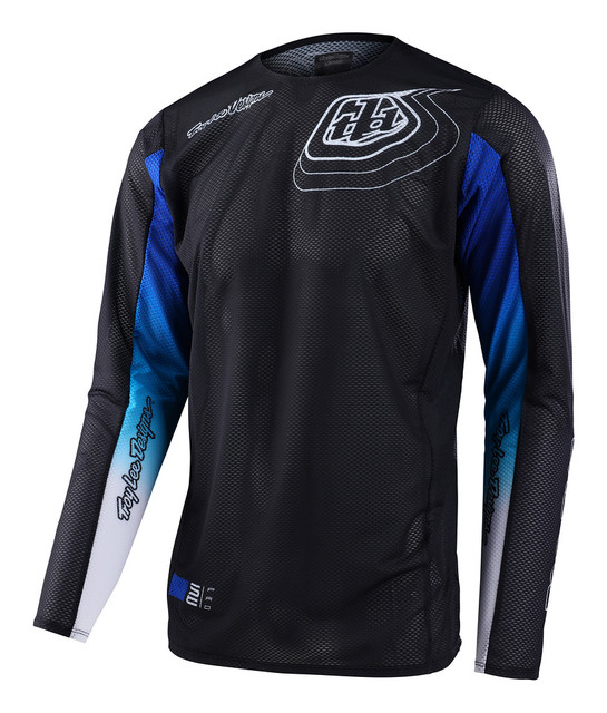 Troy Lee Designs Se Pro Air Jersey - Richter Black / Blue