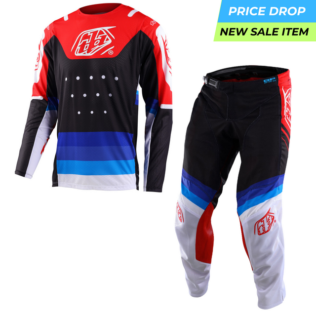 Troy Lee Designs GP Pro Air Kit Combo - Apex Red / Black Troy Lee Designs GP Pro Air Kit Combo - Apex Red / Black