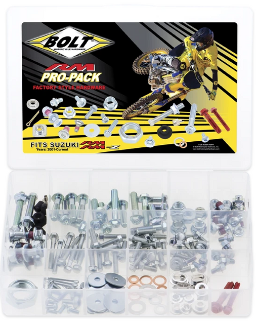Bolt Motorcycle Hardware Suzuki Rm / Rmz Pro Pack Bolt Kit Bolt Motorcycle Hardware Suzuki Rm / Rmz Pro Pack Bolt Kit