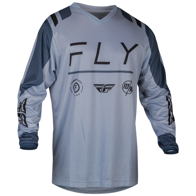 Fly Racing 2024 F-16 Jersey (Arctic Grey/Stone) Front