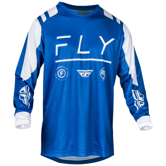 Fly Racing 2024 F-16 Jersey (True Blue/White) Front