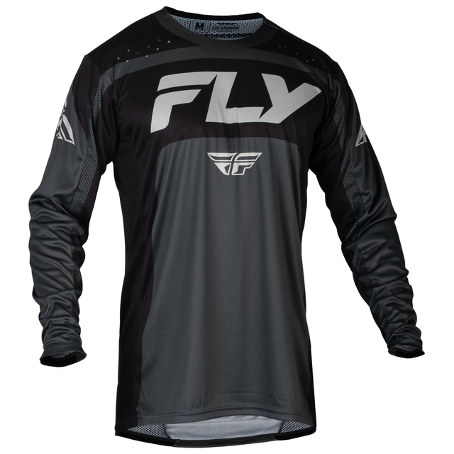 Fly Racing 2024 Lite Jersey (Charcoal/Black) Front