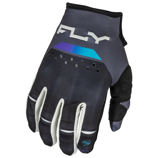 Fly Racing 2024 Kinetic Reload Gloves (Charcoal/Black/Blue) Back