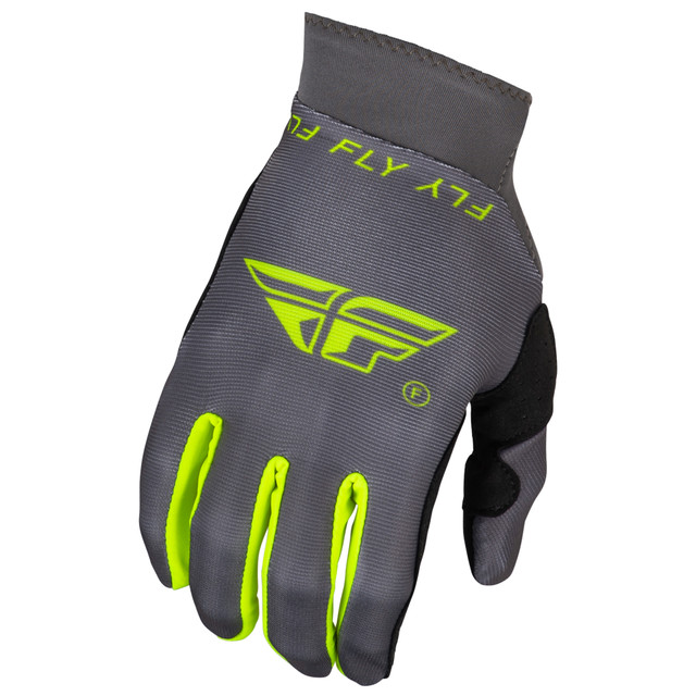 Fly Racing 2024 Pro Lite Gloves (Charcoal/Hi-Viz) Back