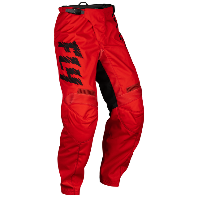 Fly Racing 2024 Youth F-16 Pants (Red/Black/Grey) Front Right