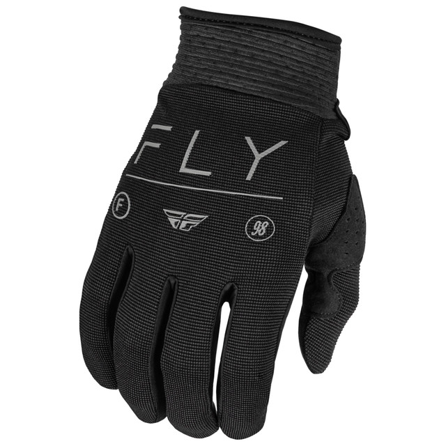 Fly Racing 2024 Youth F-16 Gloves (Black/Charcoal) Back