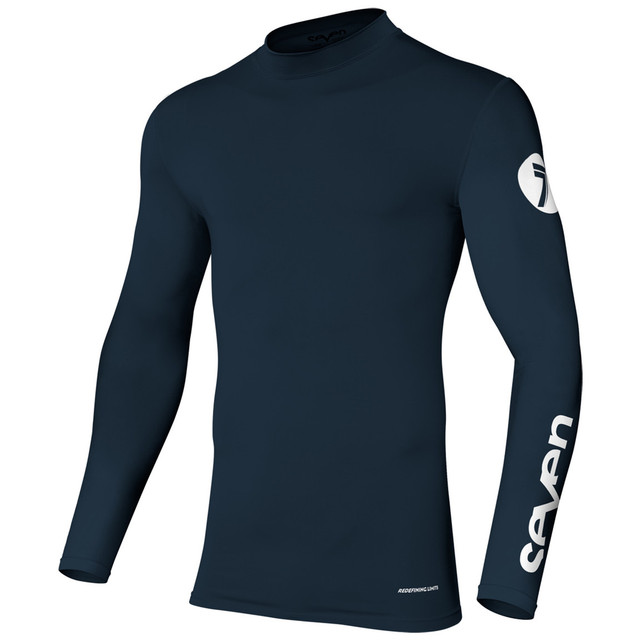Seven MX Zero Youth Compression Jersey (Navy) Front
