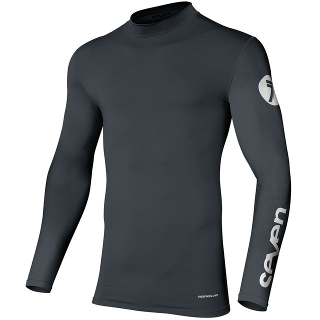 Seven MX Zero Youth Compression Jersey (Charcoal) Front