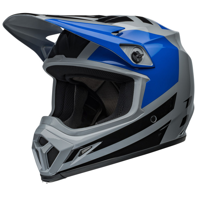 Bell MX 2024 MX-9 Mips Adult Helmet (Alter EGO Blue) Front Left