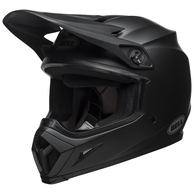 Bell MX 2024 MX-9 Mips Adult Helmet (Matte Black) Front Left