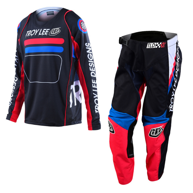 Troy Lee Designs Youth GP Kit Combo - Drop In Charcoal