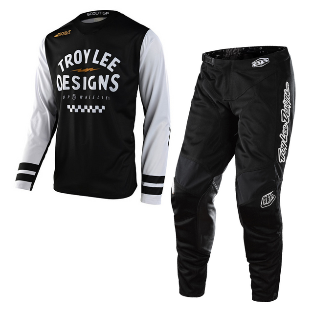 Troy Lee Designs GP Kit Combo - Scout Ride On Black / White