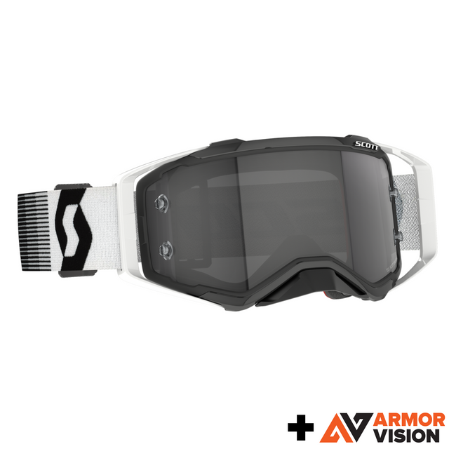 Scott Prospect Goggle Sand Dust Light Sensitive Premium Black / White - Light Sensitive Grey Work + Free Smartfilm