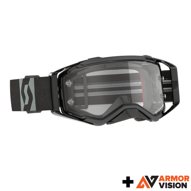 Scott Prospect Goggle Light Sensitive Black / Grey - Light Sensitive Grey Work + Free Smartfilm