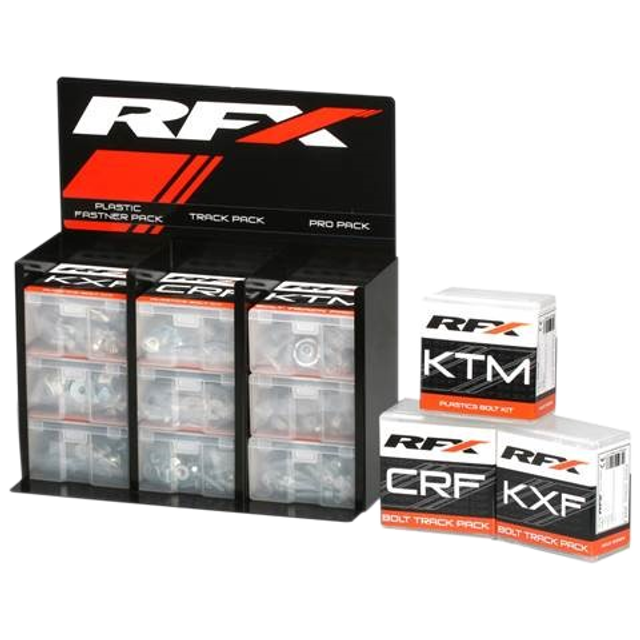 RFX Bolt Kit Display Stand For RFX Track Pack And Plastic Fastener Pack