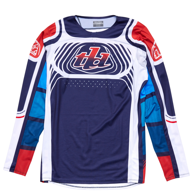 Troy Lee Designs Se Pro Jersey - Waves Navy / Red