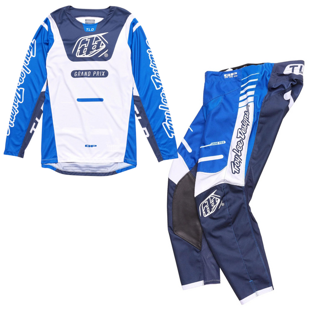 Troy Lee Designs GP Pro Kit Combo - Blends White / Blue