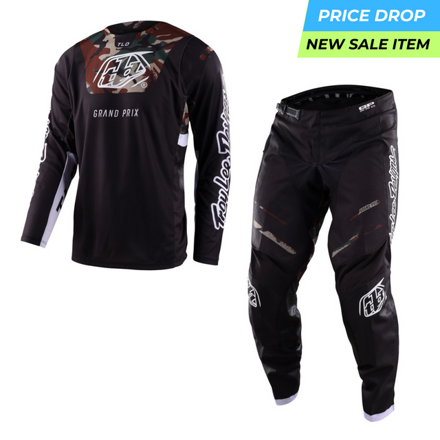 Troy Lee Designs GP Pro Kit Combo - Blends Camo Black / Green Troy Lee Designs GP Pro Kit Combo - Blends Camo Black / Green