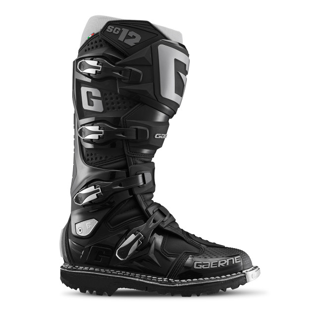 Gaerne SG12 MX Boots - Black / Fluo Yellow