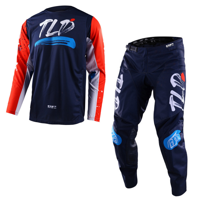 Troy Lee Designs GP Pro Kit Combo - Partical Navy / Orange