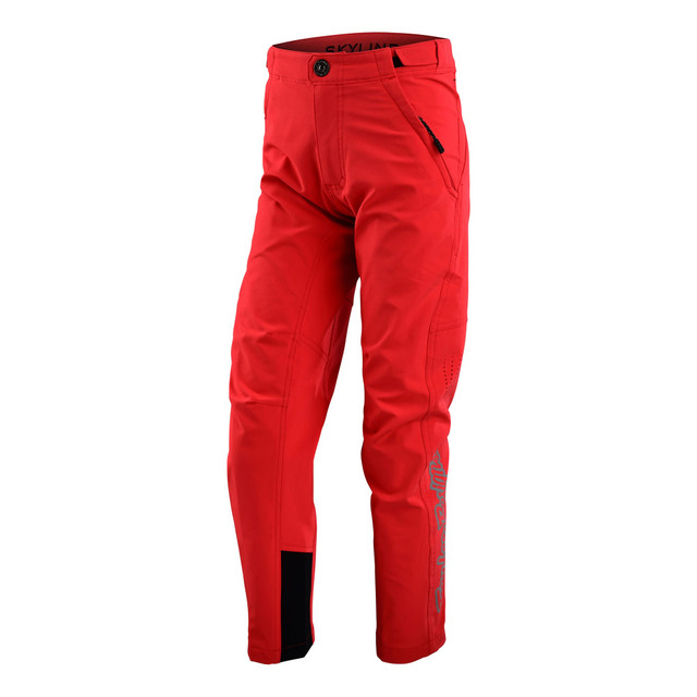 Troy Lee Designs Skyline Youth Trousers - Signature Fiery Red