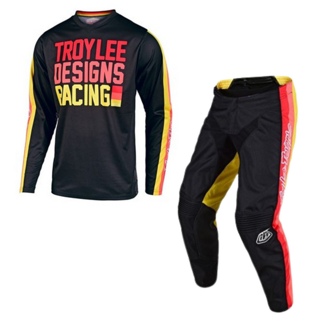 Troy Lee Designs Youth GP Kit Combo - Premix 86 Black Yellow Troy Lee Designs Youth GP Kit Combo - Premix 86 Black Yellow