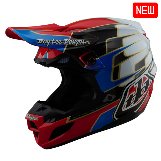 Troy Lee Designs 2025 Spring SE5 Composite Helmet - Speed Red Troy Lee Designs 2025 Spring SE5 Composite Helmet - Speed Red