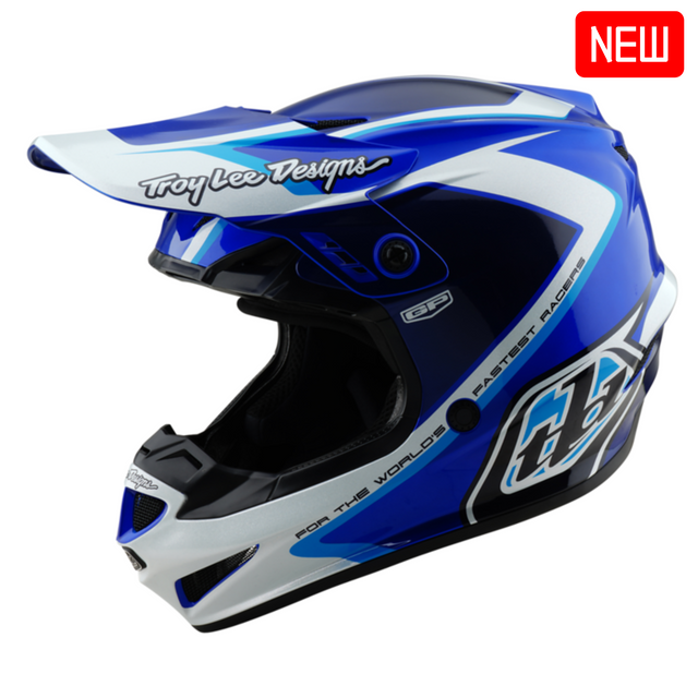 Troy Lee Designs 2025 Spring Youth GP Helmet - Shutter Blue Troy Lee Designs 2025 Spring Youth GP Helmet - Shutter Blue
