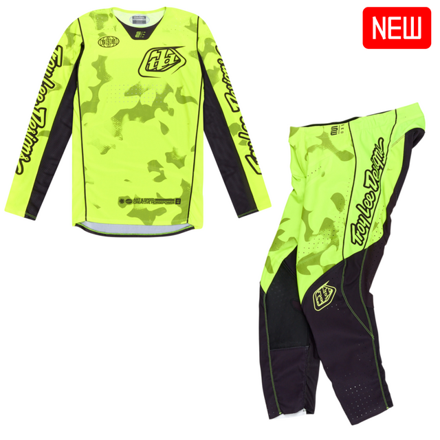 Troy Lee Designs 2025 Spring Se Pro Kit Combo - Blotted Flo Yellow Troy Lee Designs 2025 Spring Se Pro Kit Combo - Blotted Flo Yellow