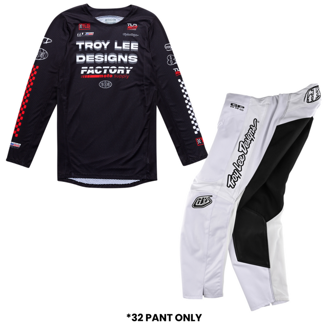 Troy Lee Designs GP Air Kit Combo - Factory Black Troy Lee Designs GP Air Kit Combo - Factory Black