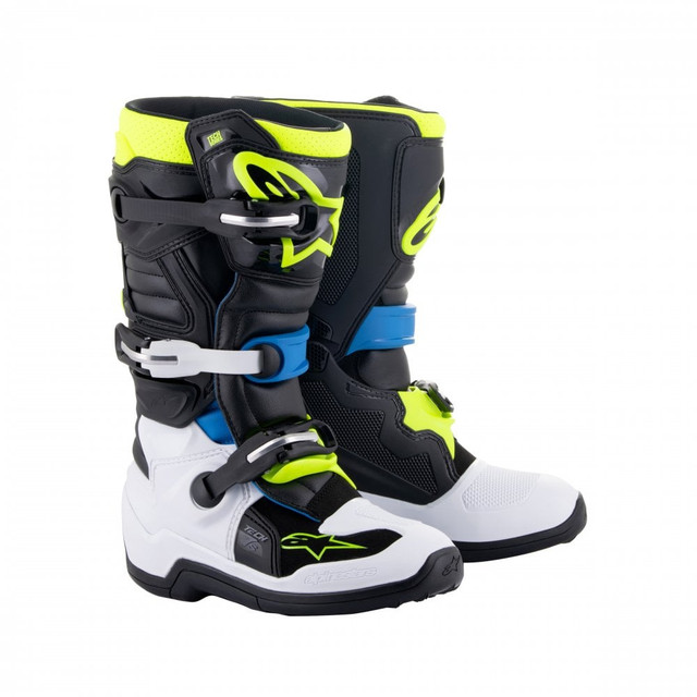 Alpinestars kidsモトクロスブーツ ブラック/イエロー LightShoe – Alpinestars Tech 7 Combo (includes a Lightshoe) Mens