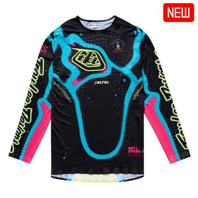 Troy Lee Designs 2025 Fall SE Ultra Jersey - Membrane Black / Glo Yellow Troy Lee Designs 2025 Fall SE Ultra Jersey - Membrane Black / Glo Yellow